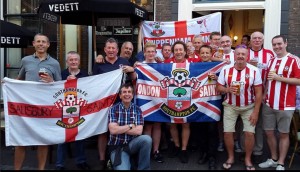 London Saints in Utrecht before Vitesse game